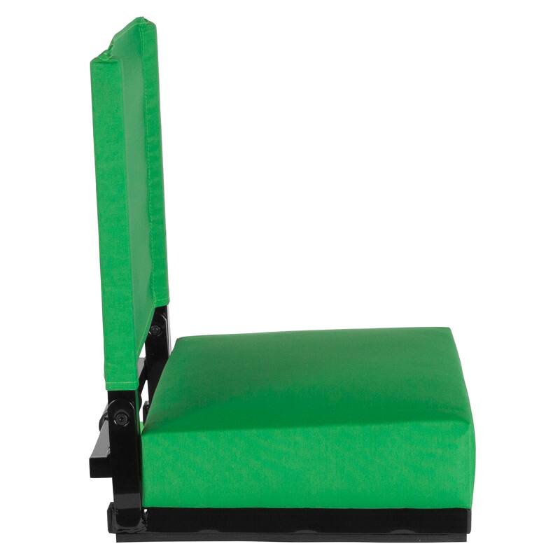 2 Pack 500 lb. Rated Lightweight Stadium Chair-Handle-Padded Seat