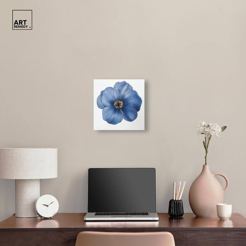 Blue Brilliance II Canvas by Art Remedy, Gallery Wrapped
