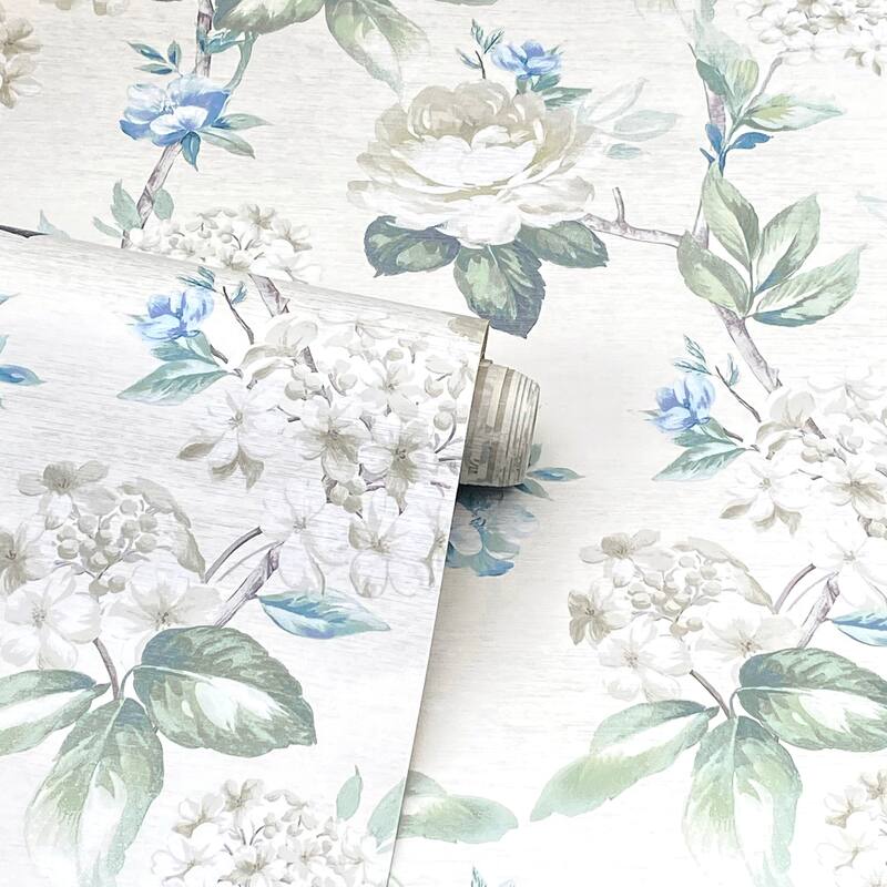 Arthouse Atley Light Green Floral Wallpaper
