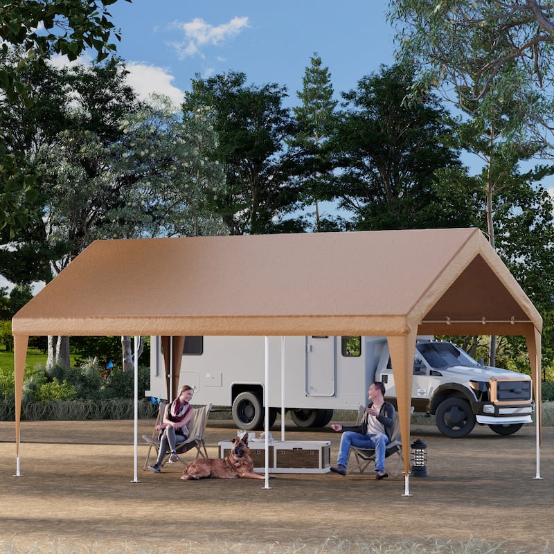 Heavy-Duty Carport Replacement Canopy, Rainproof & UV-Resistant, Canopy Only (Frame Not Included), Ideal for Cars