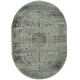 preview thumbnail 40 of 52, SAFAVIEH Agda Vintage Distressed Oriental Area Rug 5'3" x 7'6" Oval - Spruce - Oval