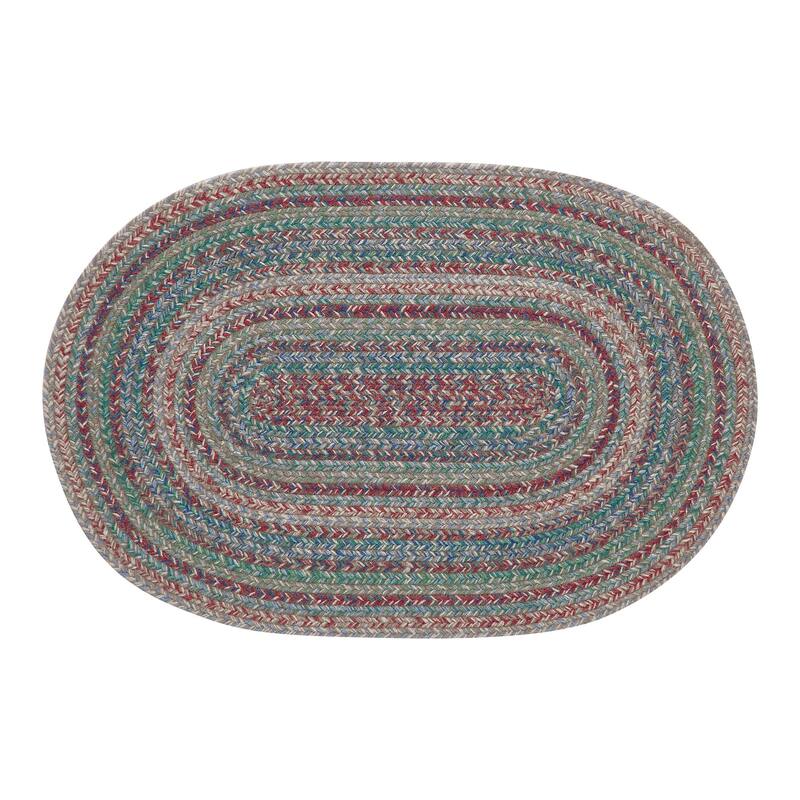 Multi Jute Rug Oval w/ Pad 20x30