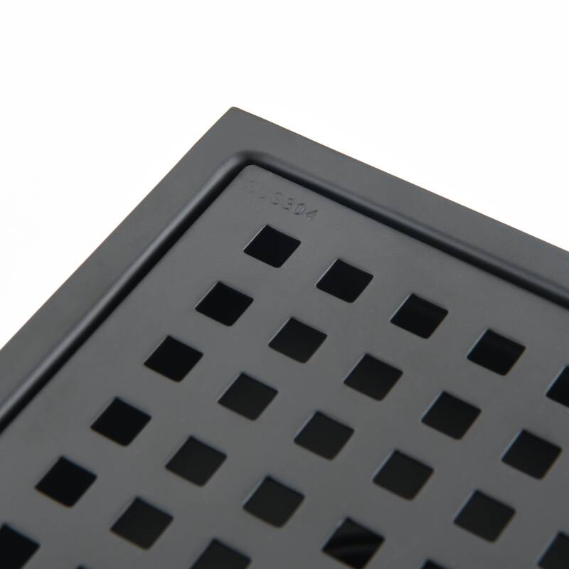 6 in. x 6 in.Stainless Steel Square Shower Drain with Drain Cover