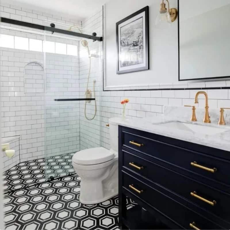 Blecker Street Fresno 3x6 White Polished Ceramic Subway Tile - Wall, Backsplash