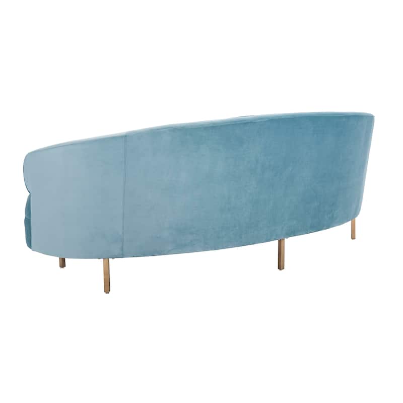 SAFAVIEH Home Primrose Curved Sofa - 89"W x 44"D x 33"H