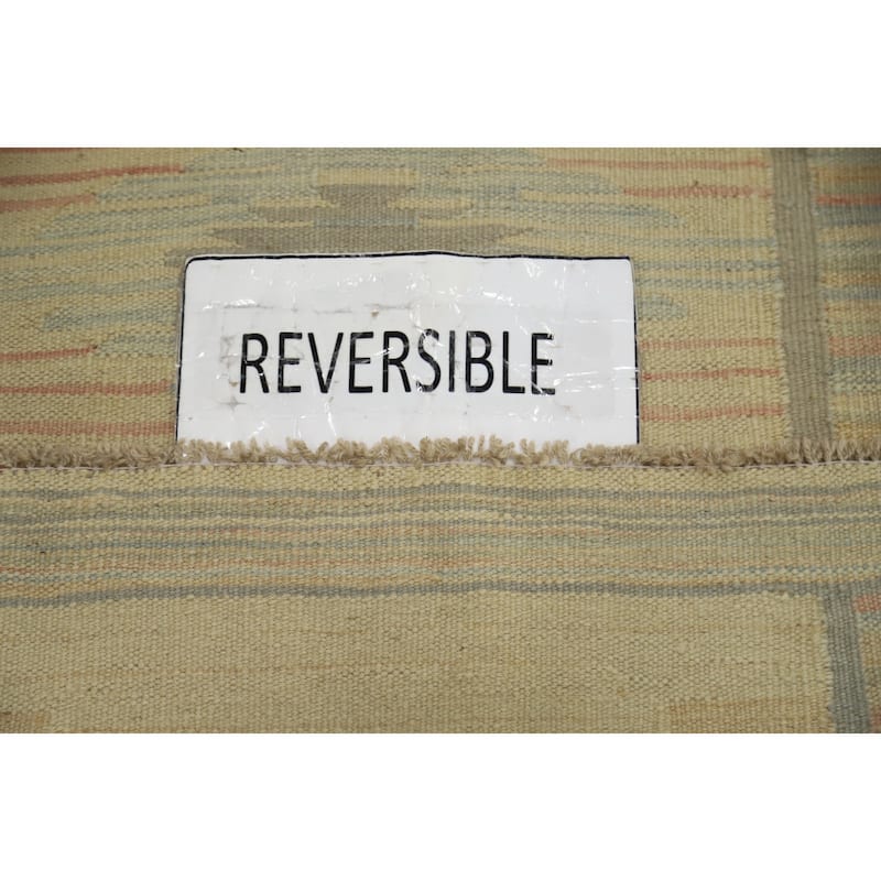 Hand Woven Oriental 100% Wool Carpet Southwestern Tribal Multi-Colored Kilim Area Rug - 4' 9'' X 3' 4''