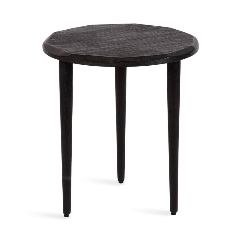 Kate and Laurel Tavares Round Side Table - 18x18x20 - 18x18x20 - Black