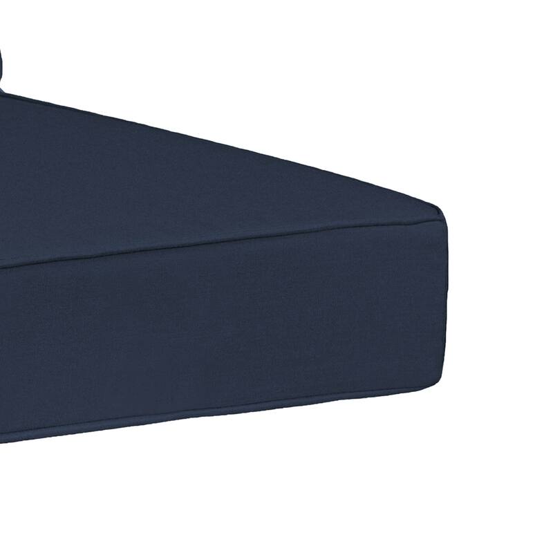Outdoor 4.9" Thick Cushion Set with Back Cushions and Seat Cushions