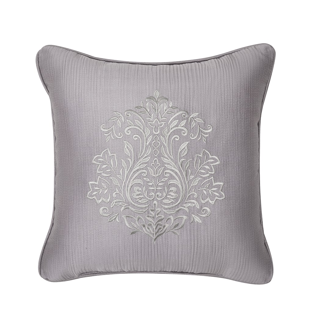 J. Queen New York Mary 18" Square Decorative Throw Pillow