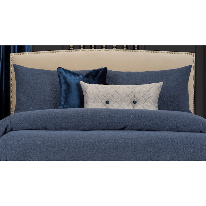 F Scott Fitzgerald Biloxi Blue Duvet Cover and Insert Set