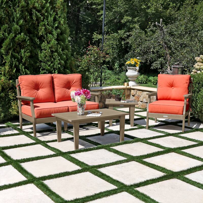 HIGHWOOD Lehigh 4-Piece Deep Seating Set