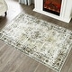preview thumbnail 3 of 12, Vintage Non-Slip Machine Washable Area Rug
