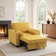 preview thumbnail 3 of 77, 3-in-1 Pull-Out Sleeper Chair Bed Convertible Adjustable Lounge Yellow