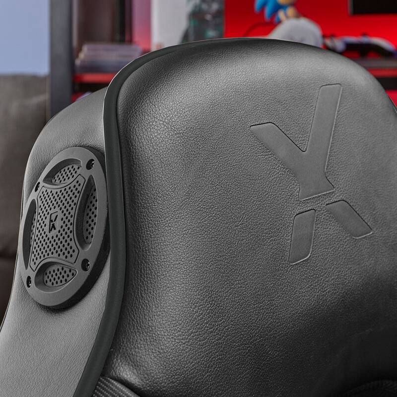 X Rocker GForce Wired Audio Floor Rocker Gaming Chair with Subwoofer