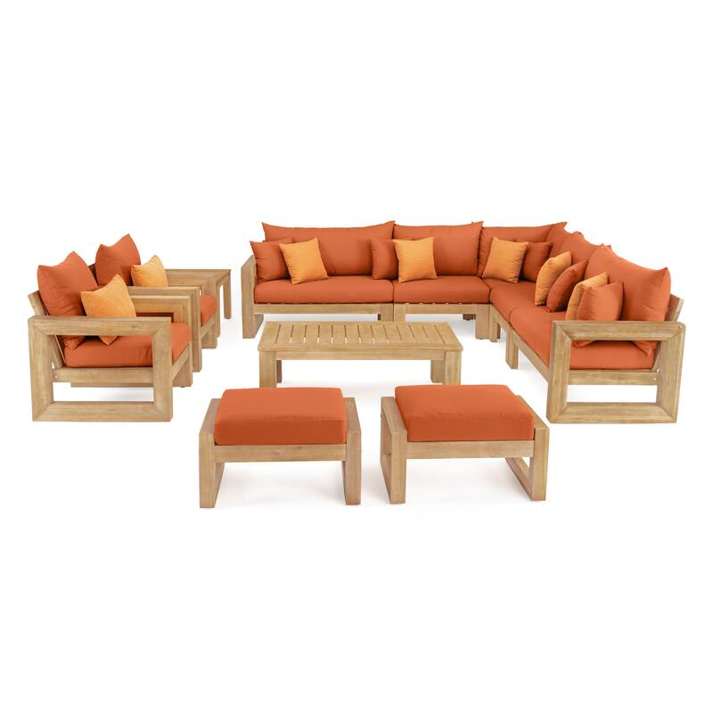Benson 11 Piece Sunbrella Outdoor Patio Estate Collection