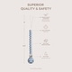 preview thumbnail 17 of 51, Baby Pacifier Clips, 100% Food Grade Silicone by Comfy Cubs