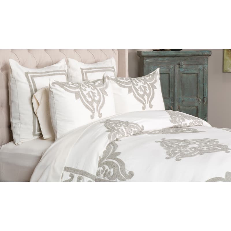 Villa by Classic Home Kent 100% Cotton Embroidered Duvet
