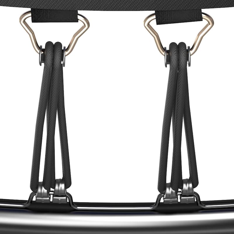 12FT Weather-Resistant Springfree no Gap Trampoline with Ladder & Shoes Bag