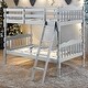preview thumbnail 18 of 25, Classic Rectangular Design Twin over Twin Bunk Bed Blue