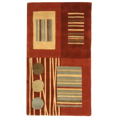 SAFAVIEH Handmade Rodeo Drive Myah Mid-Century Modern Abstract Wool