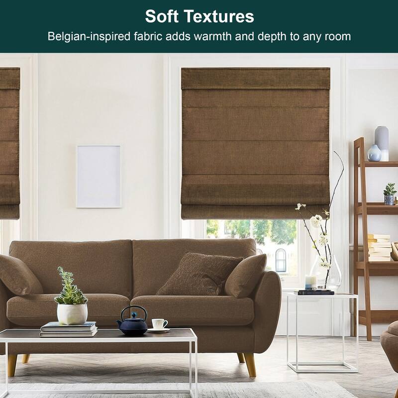 Chicology Cordless Light Filtering Roman Shade Privacy & Style