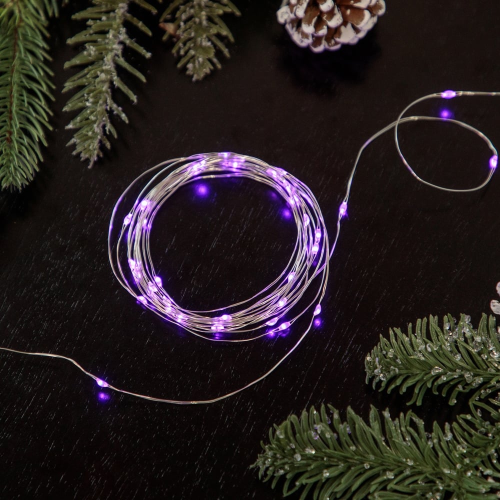 100ct LED Micro Fairy Lights 16ft Copper Wire