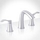preview thumbnail 11 of 17, Miseno Bella Widespread Bathroom Faucet - Includes Brass Pop-Up Drain Polished Chrome