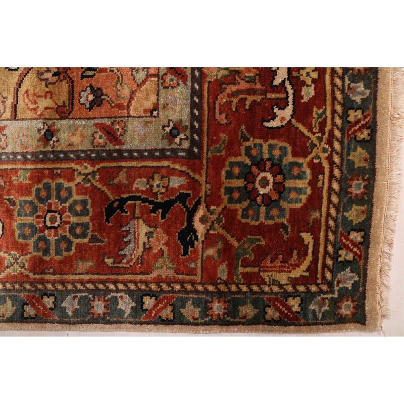 ECARPETGALLERY Hand-knotted Jules Sultane Ivory Wool Rug - 7'11 x 9'11