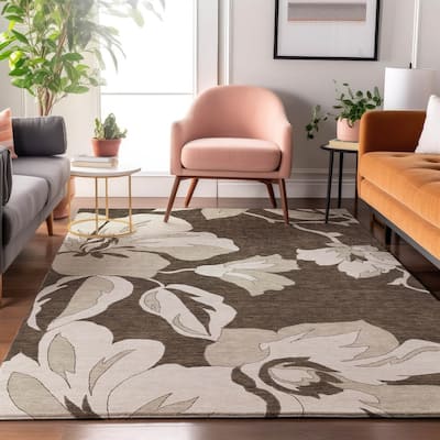 Premium Washable Super Soft Modern Floral Mayfield Rug