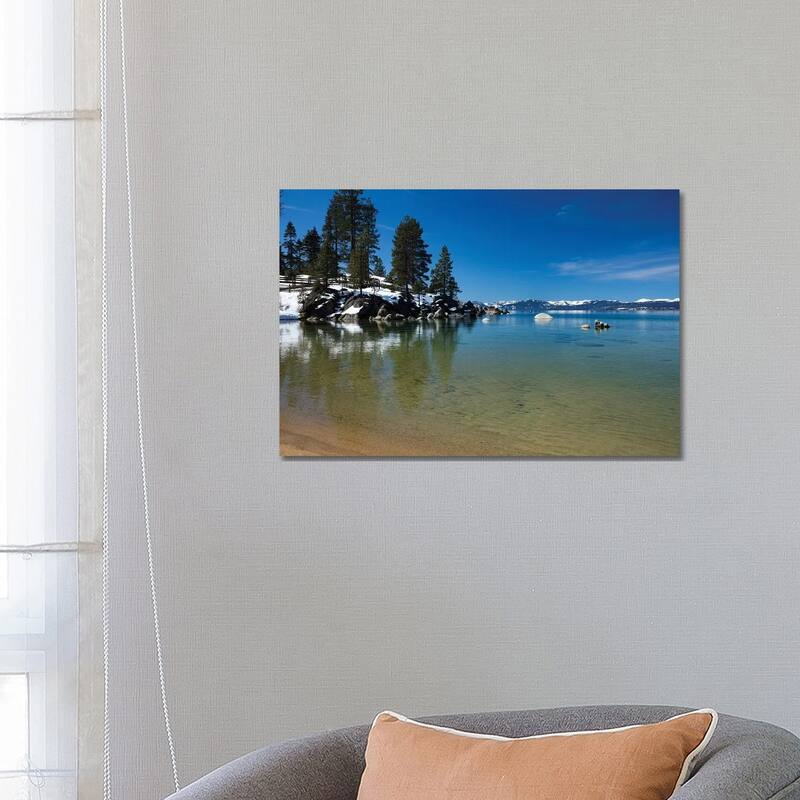 iCanvas "Scenic View Of Lake Tahoe, California, USA" by Panoramic Images Canvas Print - 18x26x1.5