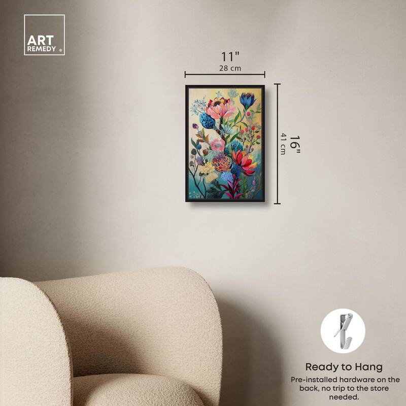 Exotic Bloom Medley I Canvas by Art Remedy