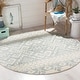 preview thumbnail 71 of 103, SAFAVIEH Adirondack Dixie Rustic Boho Rug 6' Round - Ivory/Slate - Round