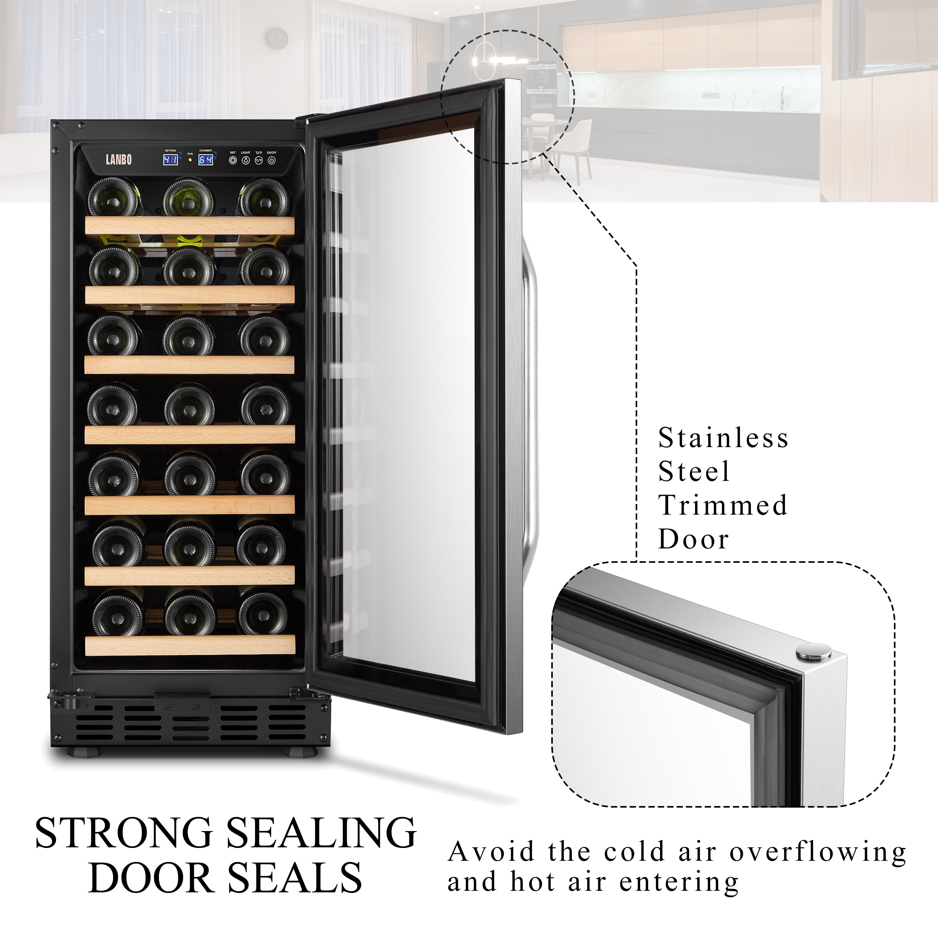 wine fridge 15 x 33