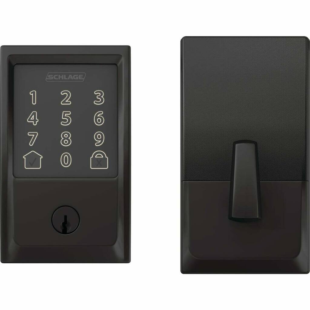 Encode Smart WiFi Matte Black Deadbolt with Century Trim - 1 Each