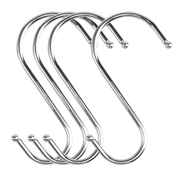 S Shaped Hook Stainless Steel for Kitchenware Hat Utensil Pot Holder