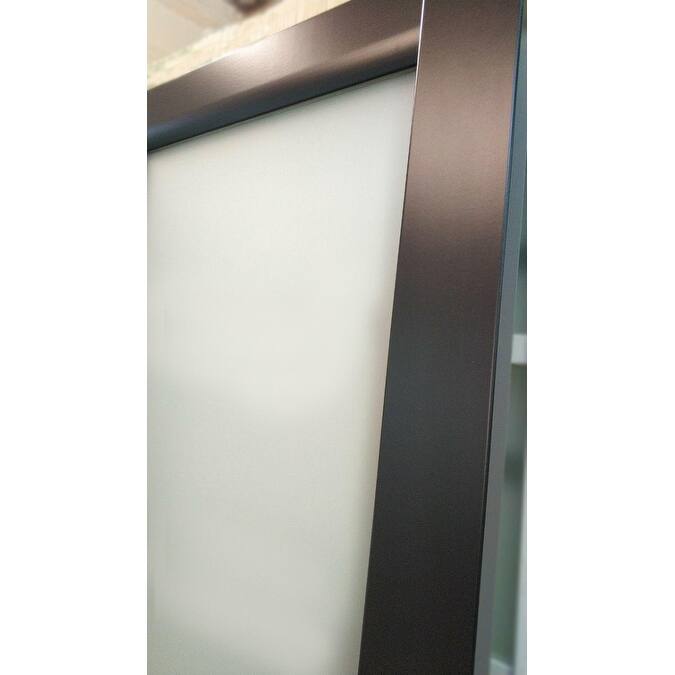Barn Bypass Doors 36 x 80 Planum 2122 Matte Black Sturdy 6.6ft