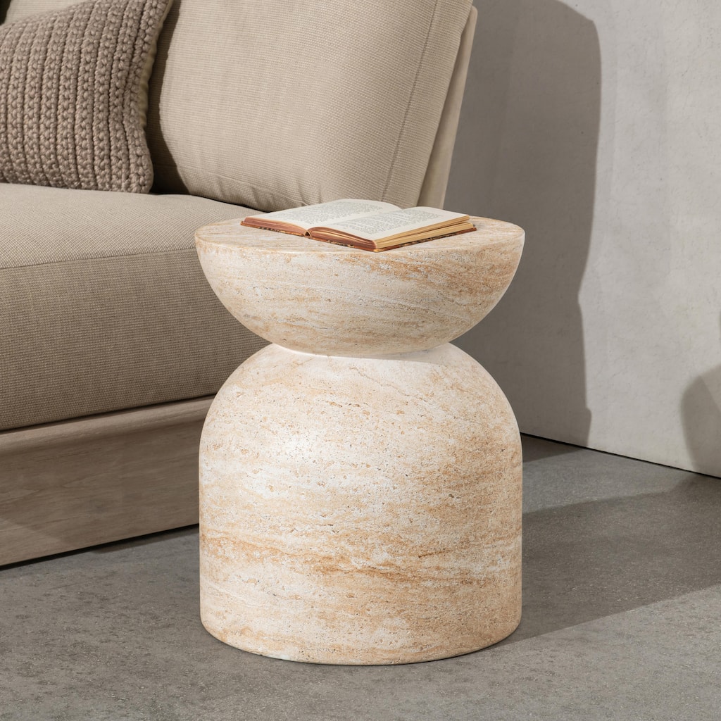 Classic Home Ridgewood Concrete Side Table