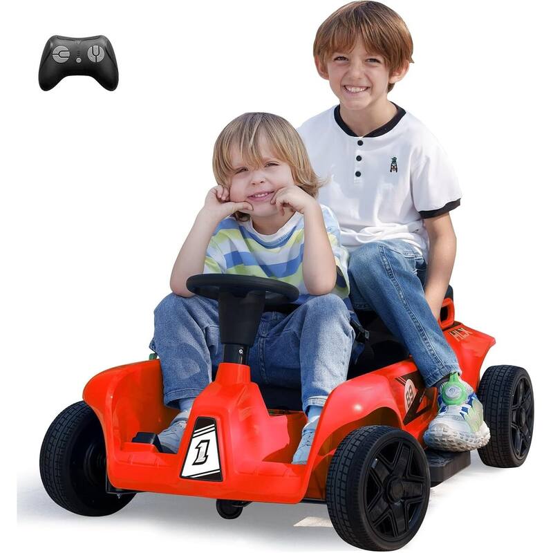 24V 2 Seaters Kids Ride On Car Toy with Remote Control - Red