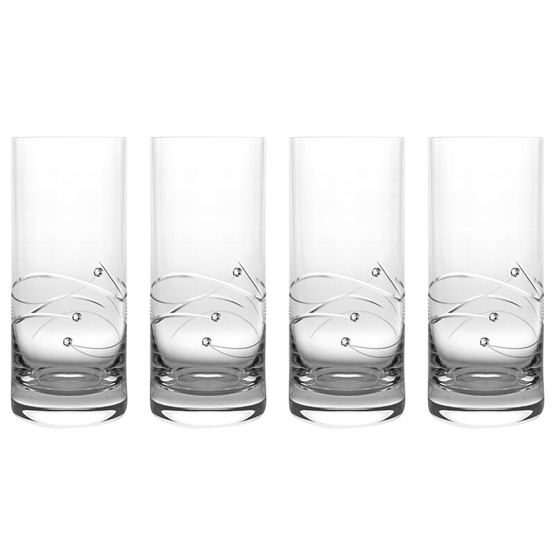Barski Handmade Hiball Glass (Set of 4)