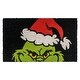 preview thumbnail 3 of 3, Licensed Dr Seuss Grinch Coir 'Ho Ho Ho' and Grinch Smile Graphic Door Mats, 2PK - 1'6" x 2'8"