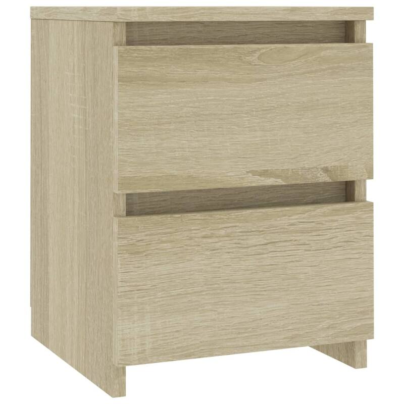 vidaXL Bedside Cabinet Engineered wood 11.8x11.8x15.7 in