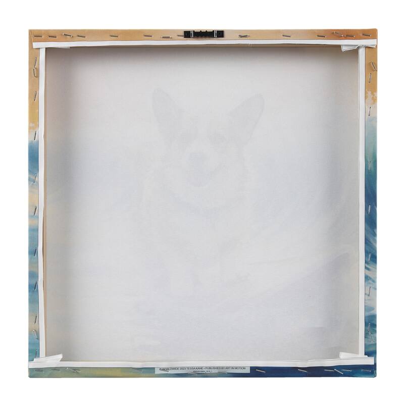 Madison Park Beach Dogs Canvas Wall Art
