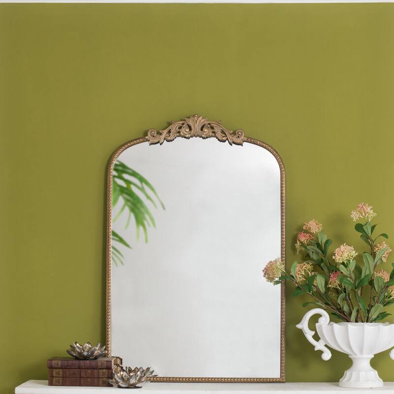 24" x 36" Baroque Inspired Arch Mirror