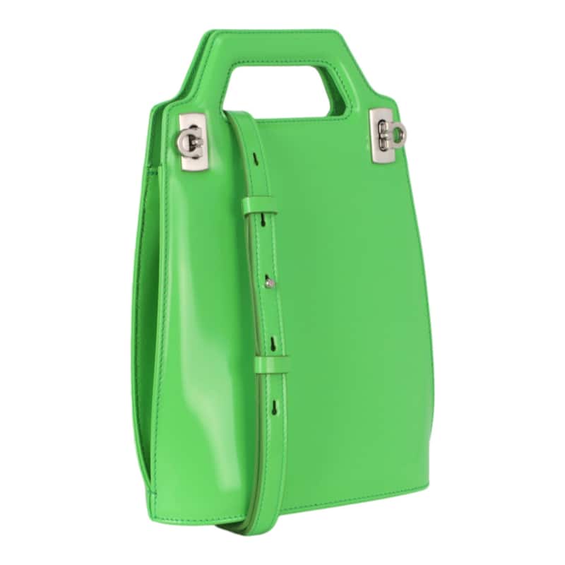 Ferragamo Micro Wanda Patent Leather Shoulder Bag