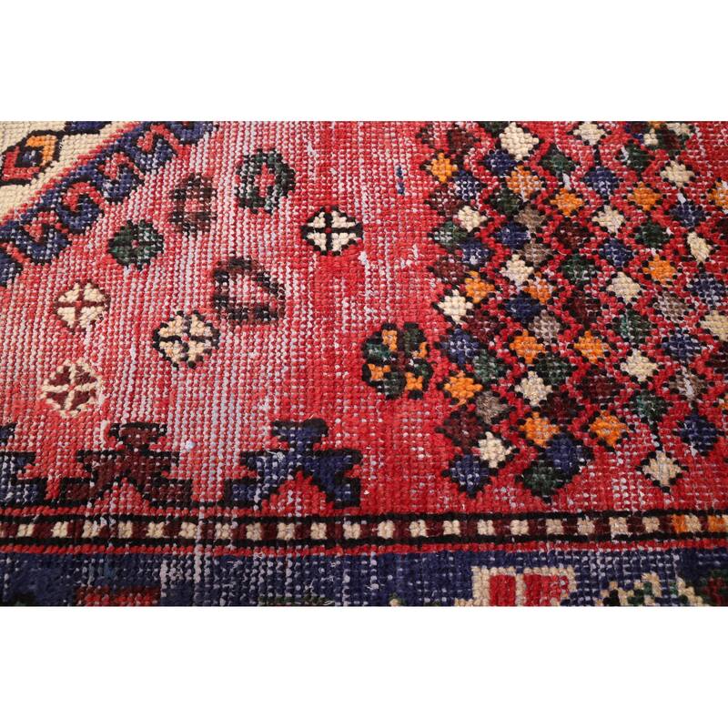 ECARPETGALLERY Hand-knotted Andelz Red Wool Rug - 4'9 x 9'8