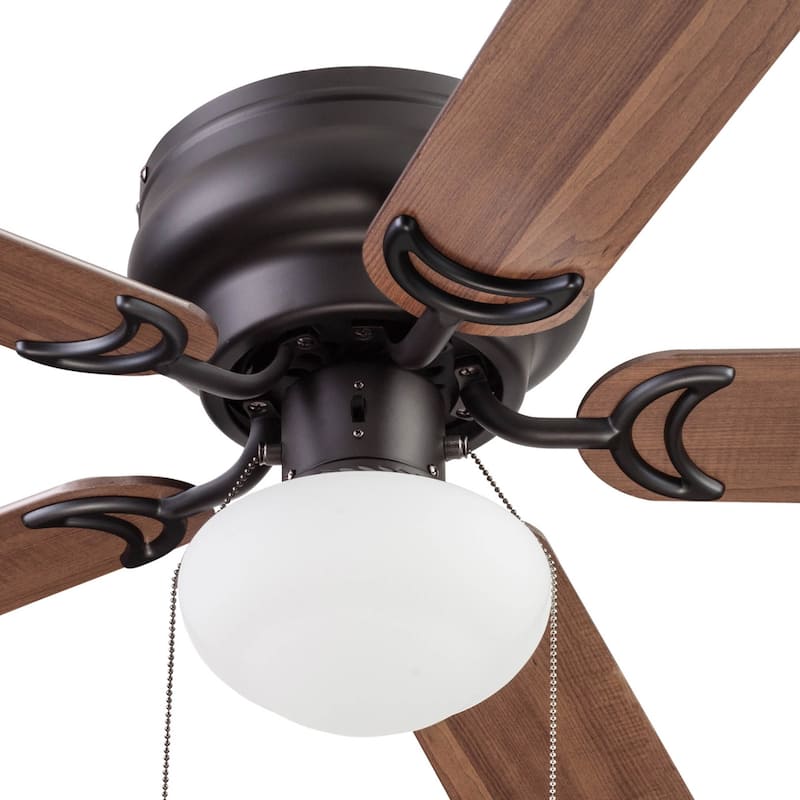 44" Prominence Home Alvina Satin Nickel Traditional Indoor LED Ceiling Fan with Light, Pull Chain