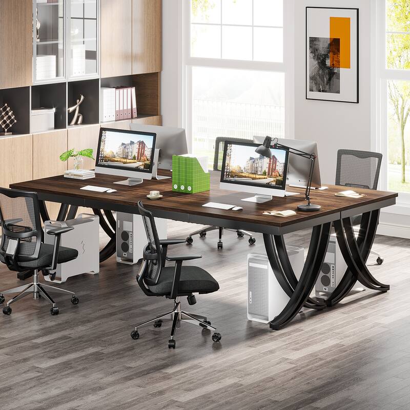 78'' Computer Desk for Home Office, Rectangular Writting Table for Study Room