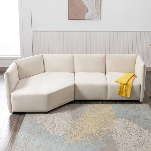 Curved 4 seater sofa hotsell