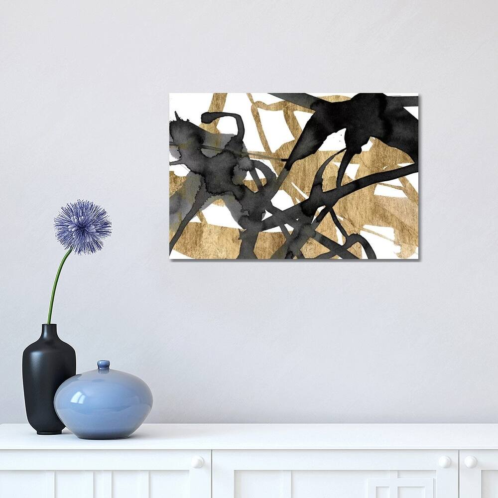 iCanvas "Luxe Gold I" by Jennifer Goldberger Canvas Print