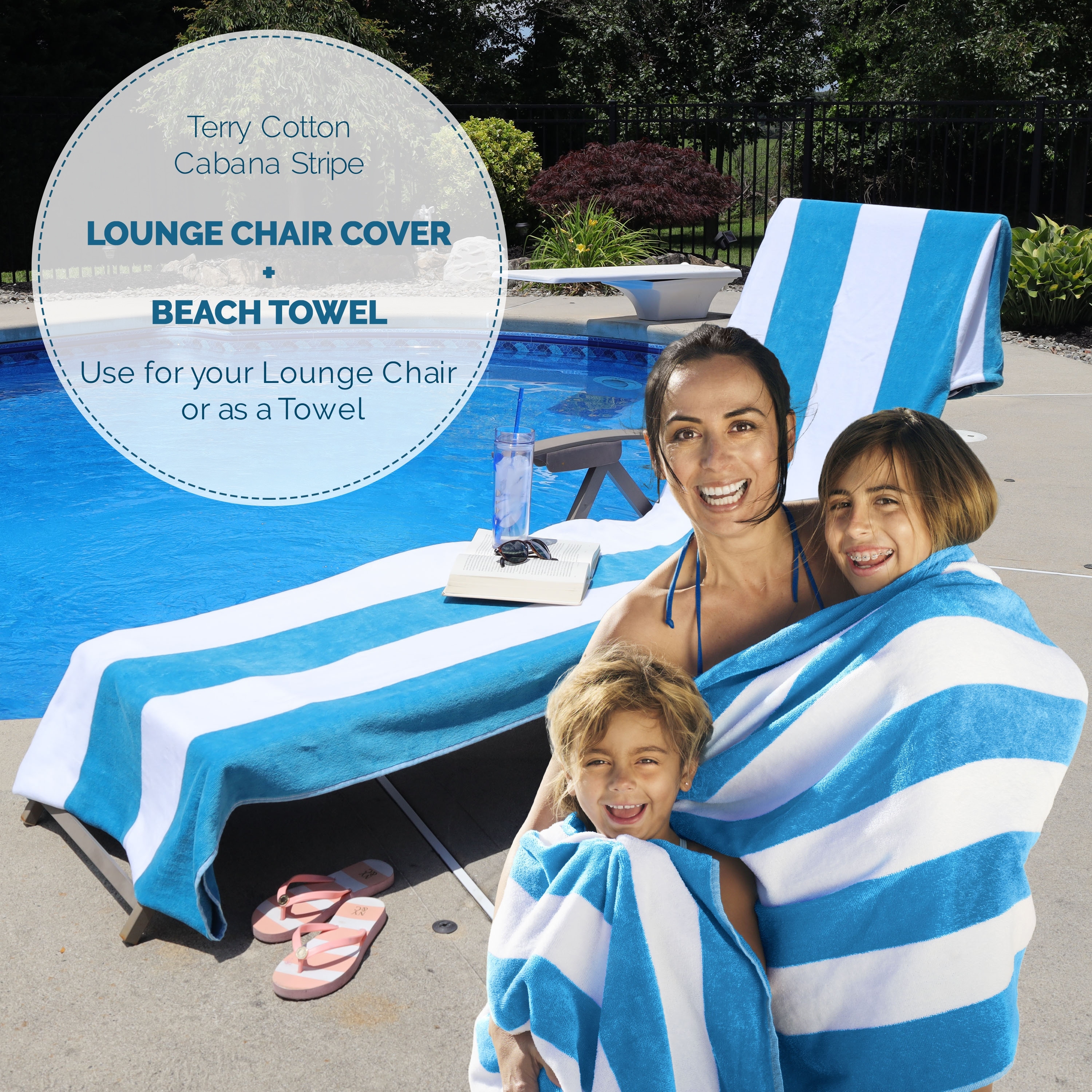Chaise lounge sale towels